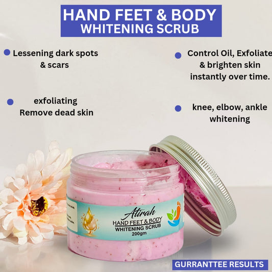 HAND FEET & BODY WHITENING SCRUB